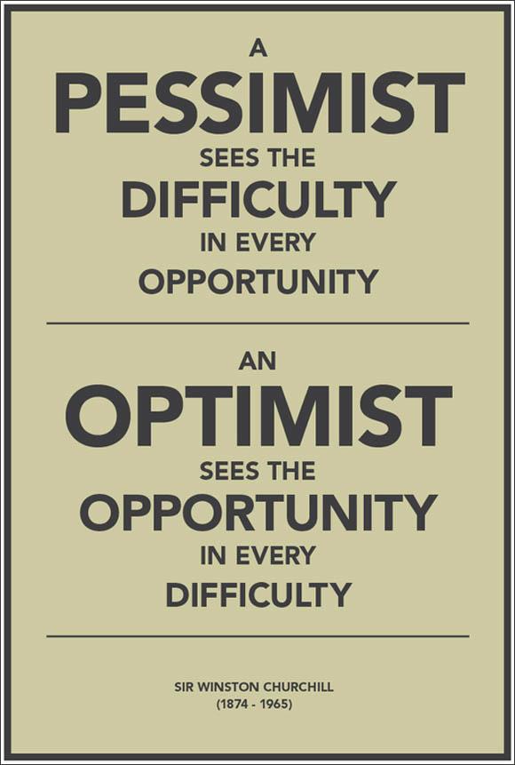 Optimist vs Pessimist