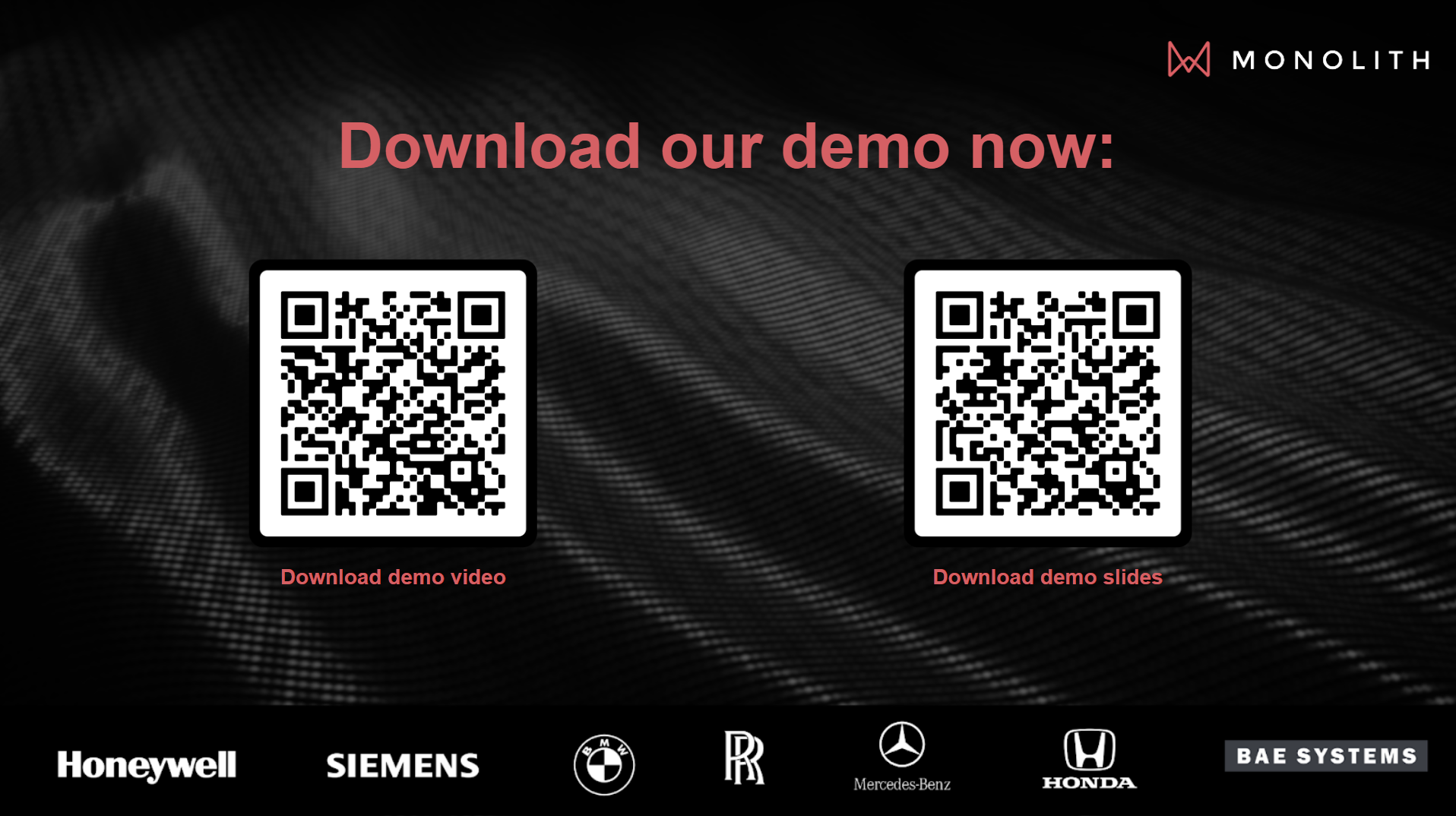 Demo QR codes